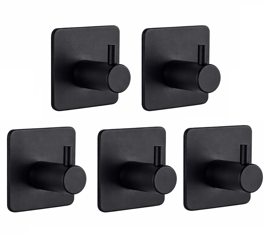 Perchero de Pared Autoadhesivo Acero Inoxidable. Ganchos